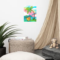 Image 2 of A Day in Hawaii Print