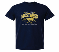 Image 1 of  Mustang Pride Navy T-shirt