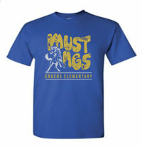 Image 1 of Mustangs Split Logo Royal T-Shirt
