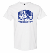 Mustangs Checkered Parent T-shirt