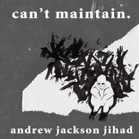 Andrew Jackson Jihad (AJJ) - Can't Maintain clear gold vinyl LP with DL code