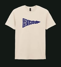 Image 1 of Beak> 'Logo’ Off White & Blue T-Shirt