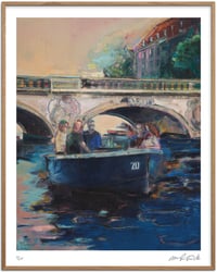 Image 1 of Artprint / Giclée / Kunsttryk / "De gyldne timer"