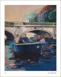 Image 2 of Artprint / Giclée / Kunsttryk / "De gyldne timer"