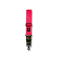 Image 1 of SHOULDER STRAP NEON PINK AND CAMO