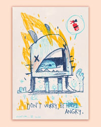 Image 2 of Be angry - original