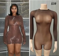 Image 2 of Mesh Romper