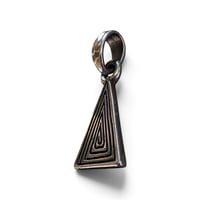 Image 2 of Tony Creed "Triangle Maze" Pendant, c. 2000s