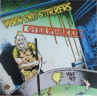 Image 2 of Born Shit Stirrers/Ledzepvietcong - Overworked Underfucked split 7" eco coloured vinyl