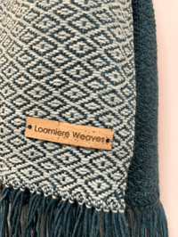 Image 3 of Pine, Seaglass & Orange Forever Scarf