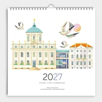 Image 1 of Grosser Wandkalender 2027, Potsdam-12 Orte. 12 Verbindungen.