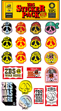 ZBS project / Sticker Pack Limited Edition / 20 stickers inside