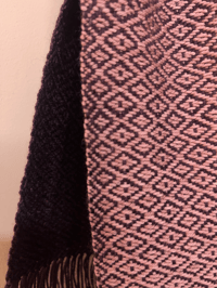 Image 4 of Rose, Fig & Light Teal Forever Scarf