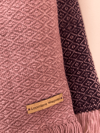Image 3 of Rose, Fig & Light Teal Forever Scarf