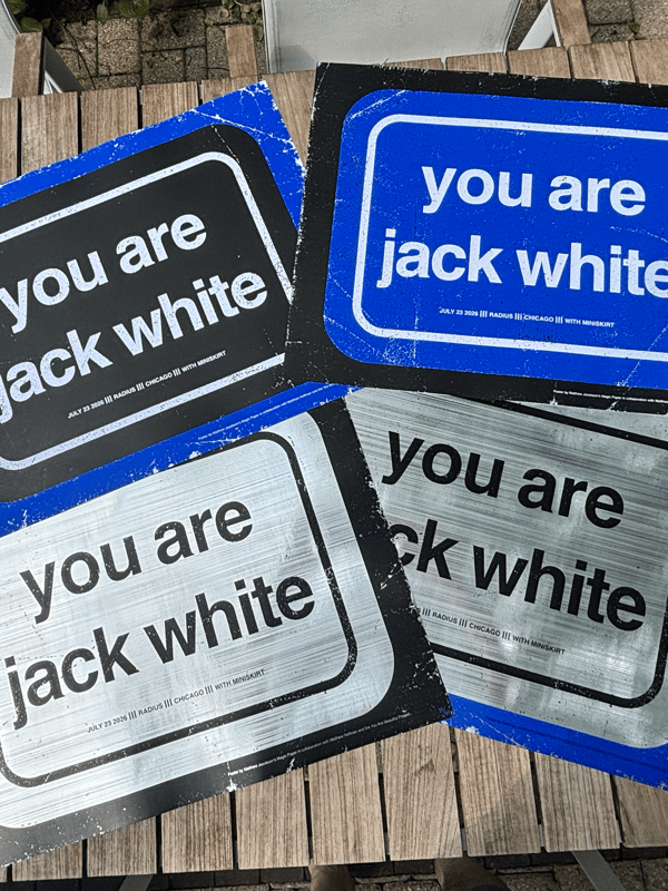 Image of Jack White,"You Are Jack White," Chicago 2026