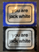 Image of Jack White,"You Are Jack White," Uncut Foil