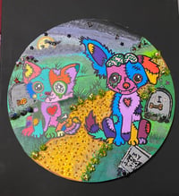 Image 1 of Pop Art Zombie pets painting 