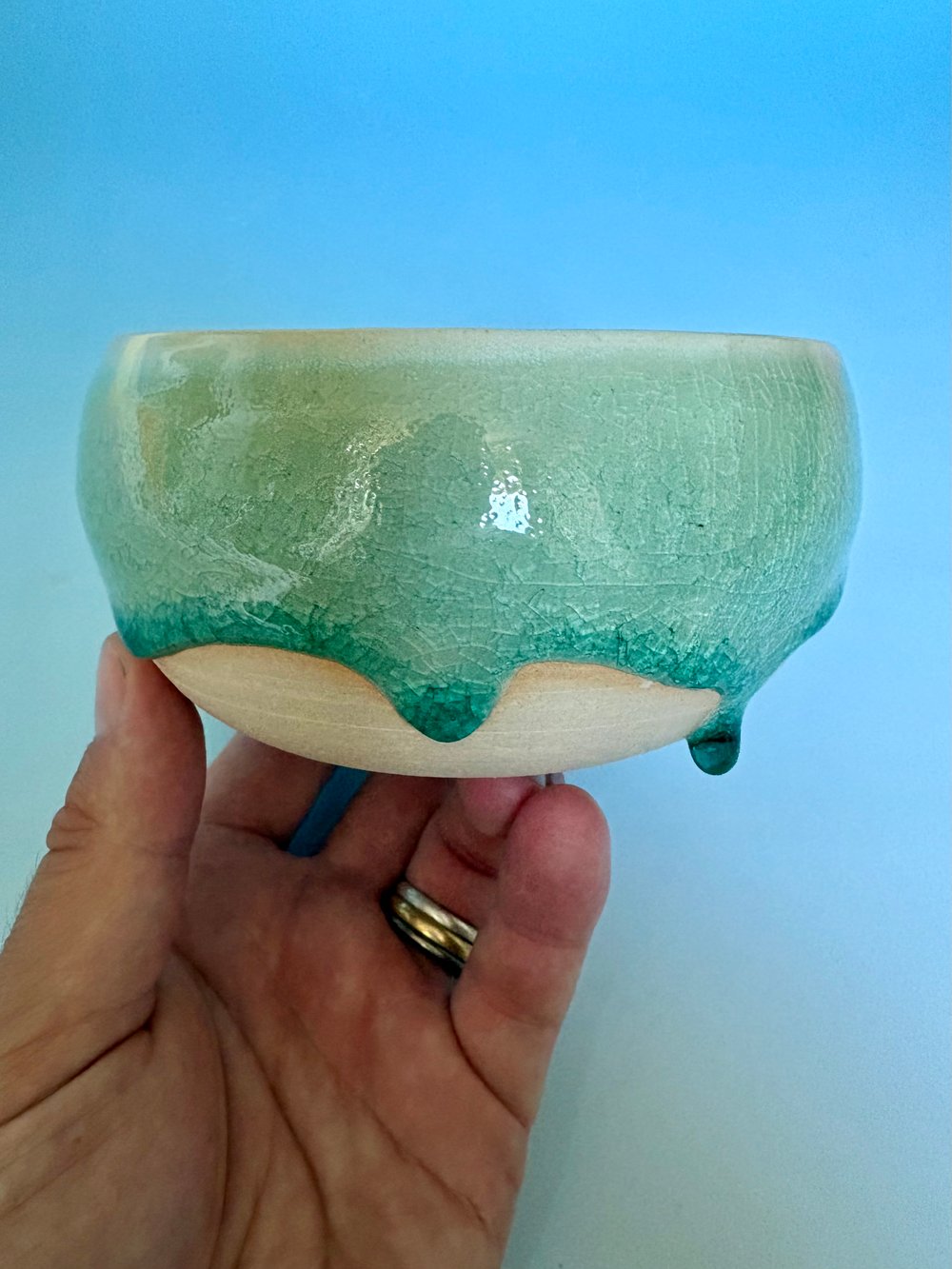 Image of Azure drip bowl