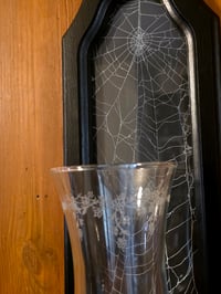 Image 3 of Black wall hanging candle holder - preserved web 2