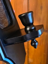 Image 4 of Black wall hanging candle holder - preserved web 1