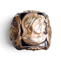 Image 1 of Antique Ostby Barton Intaglio Ring, c. 1930s
