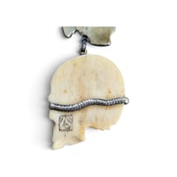 Image 5 of Antique Triple Skull Watch Fob, c. 1930s