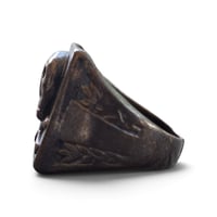 Image 2 of Antique Skull 'n' Bones ring, c. 1900s