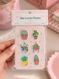 Image 1 of She Loves Plants Magnets
