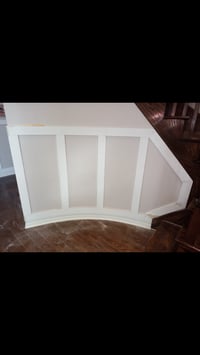Image 2 of Custom Curved Wall Board & Batten Millwork
