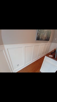 Image 5 of Custom Curved Wall Board & Batten Millwork