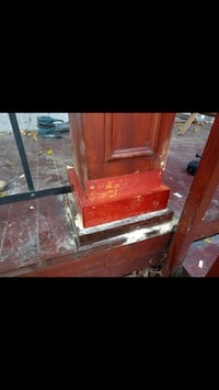 Image 2 of Exterior Porch Post Repair & Deck Refinishing