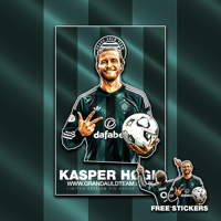 Kasper Høgh - Pin Badge + Free Stickers