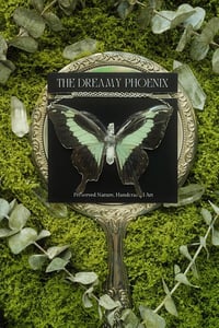 Image 1 of Mint Swallowtail Butterfly Necklace