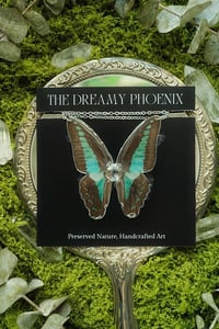 Image 3 of Graphium Sarpedon Butterfly Necklace