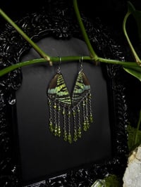 Image 3 of Madagascan Sunset Moth Wing Earrings