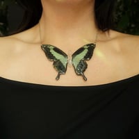 Image 3 of Mint Swallowtail Butterfly Necklace