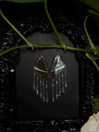 Image 4 of Urania Leilus Moth Wing Earrings