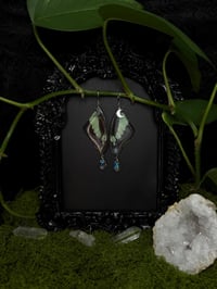 Image 5 of Mint Swallowtail Butterfly Wing Earrings