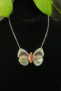 Image 3 of Asterope Leprieuri Butterfly Necklace II