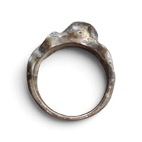 Image 4 of Vintage Winged Wheel Skull Ring, c. 1970s
