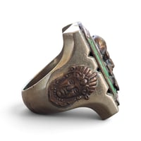 Image 3 of Vintage Jolly Roger Skull Ring, c. 1940s