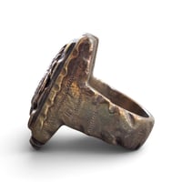 Image 2 of Vintage Sterling Silver Chieft Ring, c. 1940s