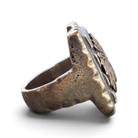 Image 3 of Vintage Sterling Silver Chieft Ring, c. 1940s