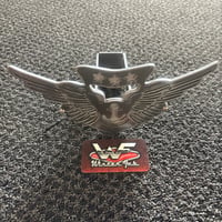Image 3 of Combat Air Crew Wings Hitch Cover - USMC US Navy - TWO LAYER