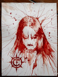 Carpathian Forest (original blood painting)