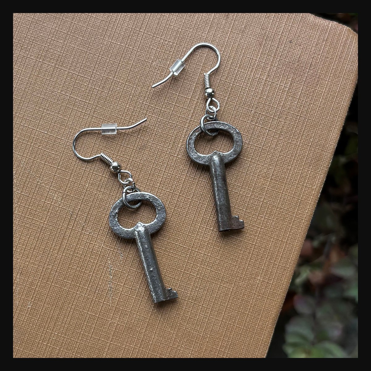 Small Barrel Key Earrings