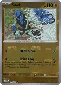 Sawk (Master Ball Pattern) - SV: White Flare - Near Mint