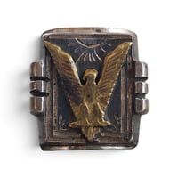 Image 1 of Vintage V-for-Victory Eagle Ring, c. 1940s