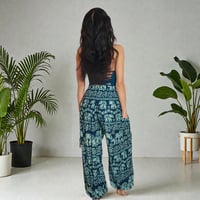 Image 5 of Elephant Harem Pants with Pockets, Boho Festival Trousers, High Crotch Unisex 507A/B