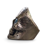 Image 2 of King Baby Skull Ring w/ Topaz Eyes, c. 2010